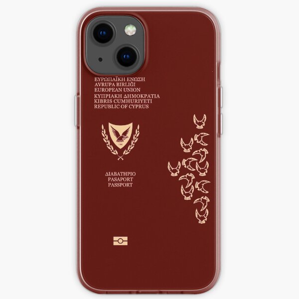 Cyprus passport iPhone Soft Case