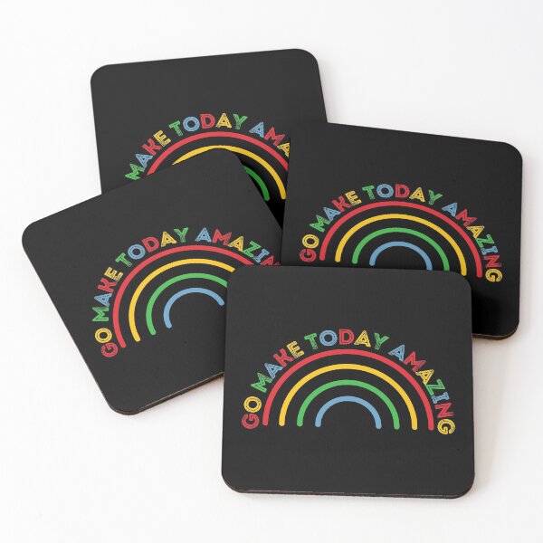 Item preview, Go Make Today Amazing Rainbow designed and sold by Nathalie Aynié.