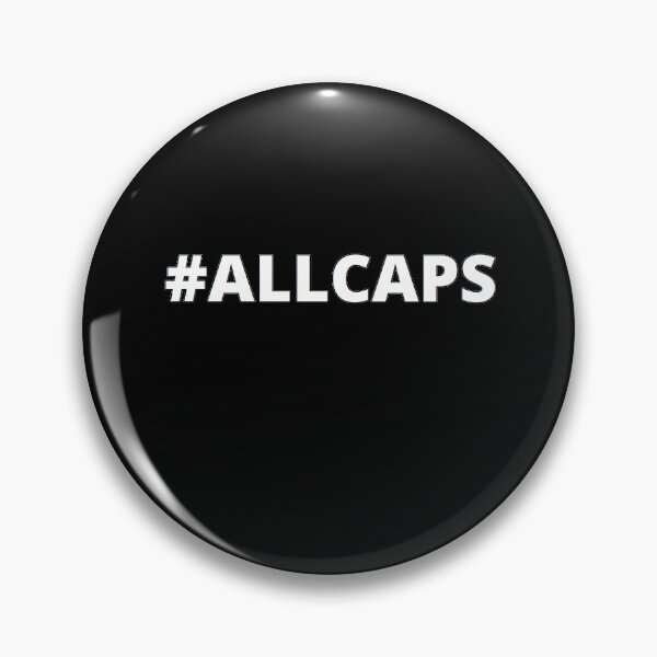 Item preview, Hashtag ALLCAPS designed and sold by zareworks.
