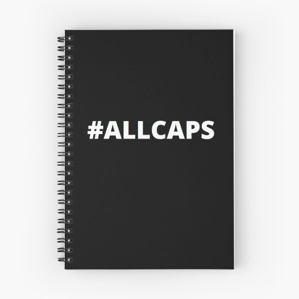 Item preview, Hashtag ALLCAPS designed and sold by zareworks.