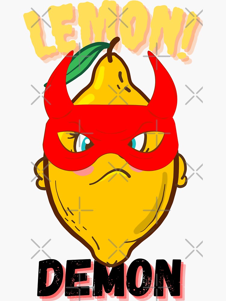 Lemon Superhero' Sticker