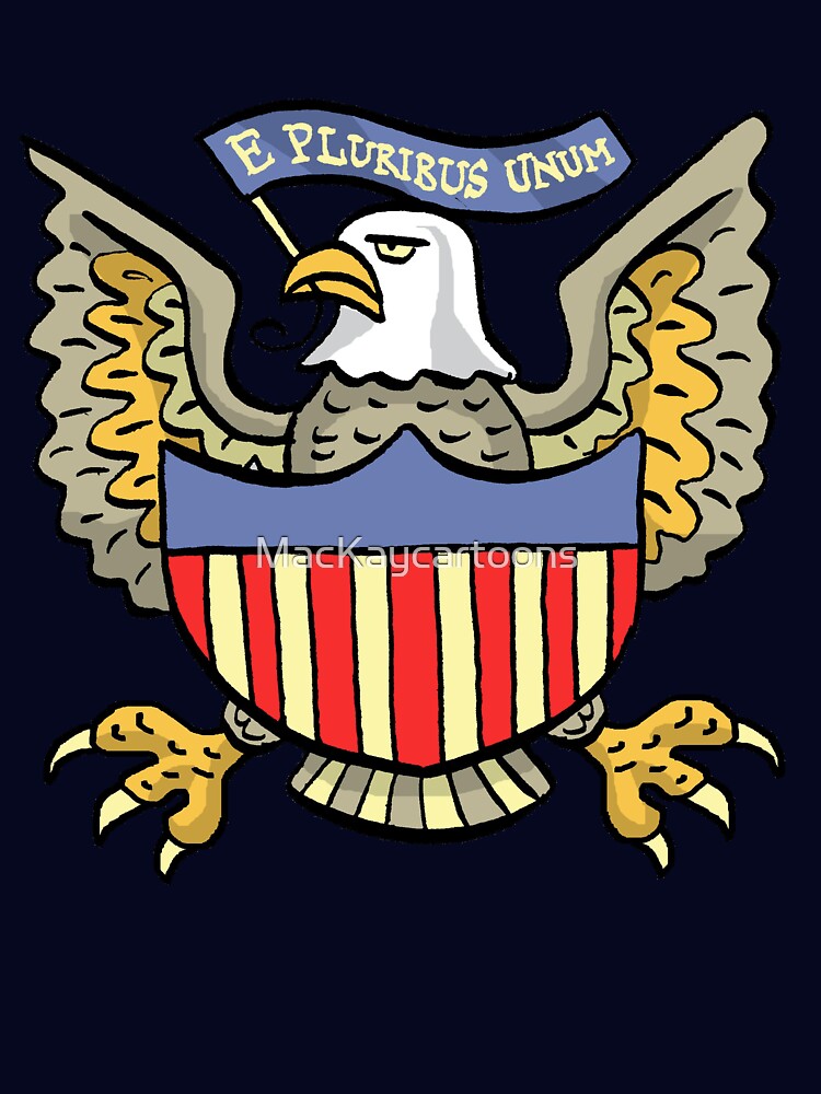 Thumbnail 7 of 7, Essential T-Shirt, Americana designed and sold by MacKaycartoons.