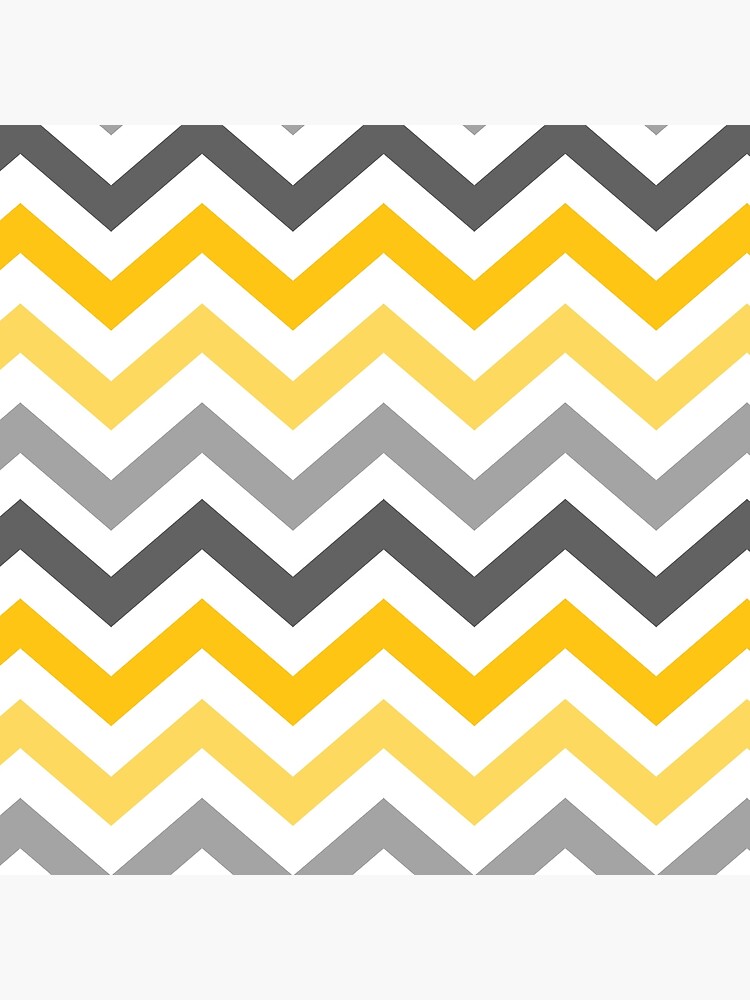 "Yellow Gold Grey Chevron Pattern " Throw Pillow for Sale by TheCustom