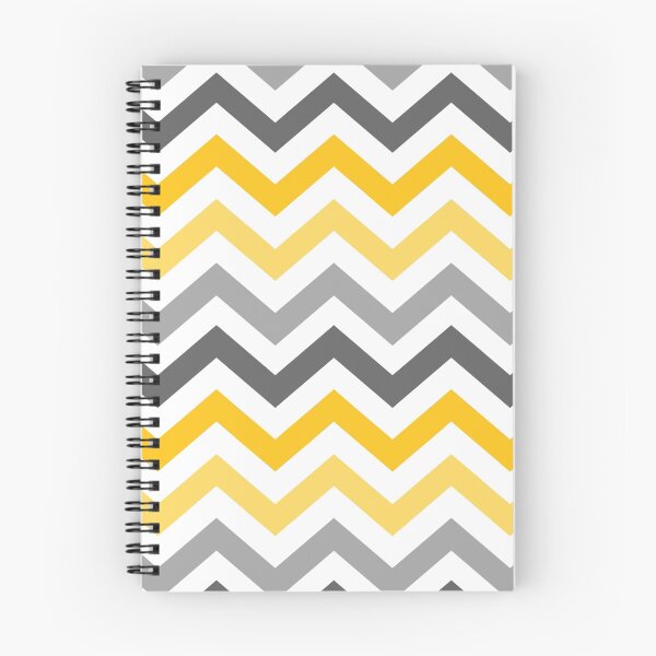 Item preview, Yellow Gold Grey Chevron Pattern  designed and sold by TheCustom.