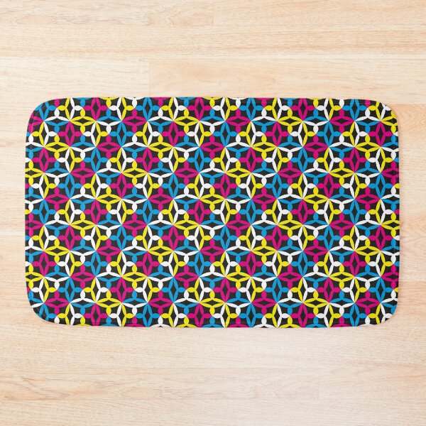 Item preview, Geometric Flower Petal Pattern (CMYK Colour) designed and sold by John Uttley.