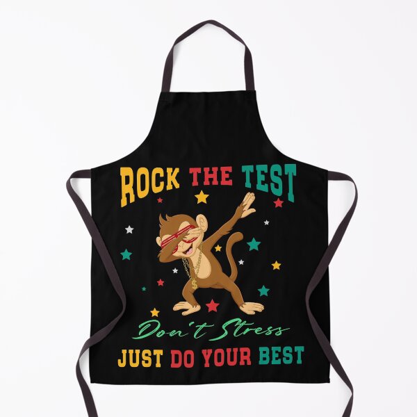 Item preview, Rock The Test Don't Stress Just Do Your Best, Monkey Babbing designed and sold by Mode Tees.