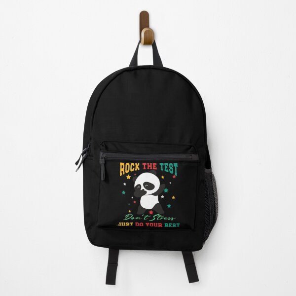 Item preview, Rock The Test Don't Stress Just Do Your Best, Panda Babbing designed and sold by Mode Tees.