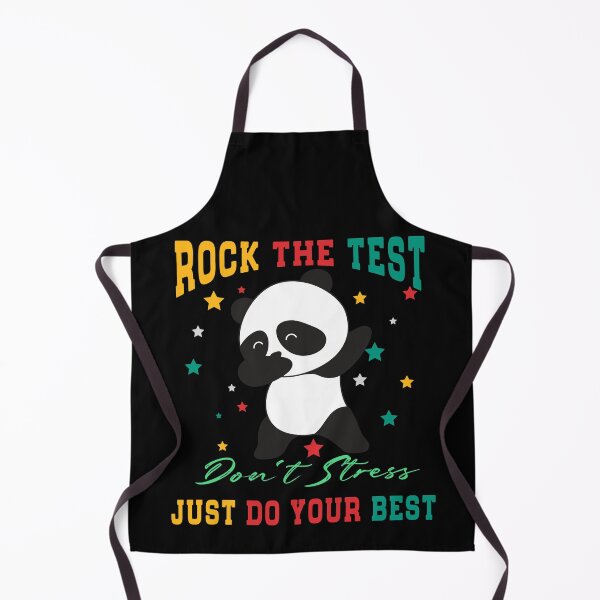 Item preview, Rock The Test Don't Stress Just Do Your Best, Panda Babbing designed and sold by Mode Tees.