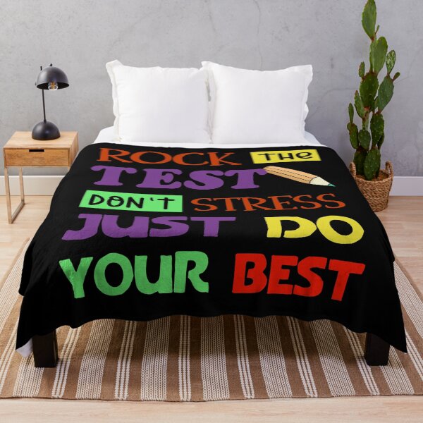 Item preview, Rock The Test Don't Stress Just Do Your Best designed and sold by Mode Tees.