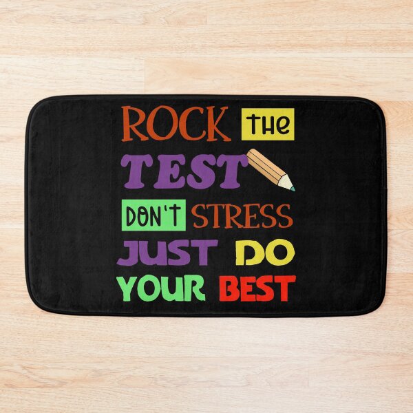 Item preview, Rock The Test Don't Stress Just Do Your Best designed and sold by Mode Tees.