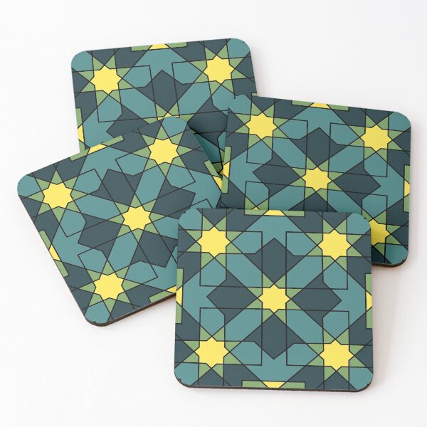Item preview, Four Fold Star : Green Lime designed and sold by DigitalHeadache.