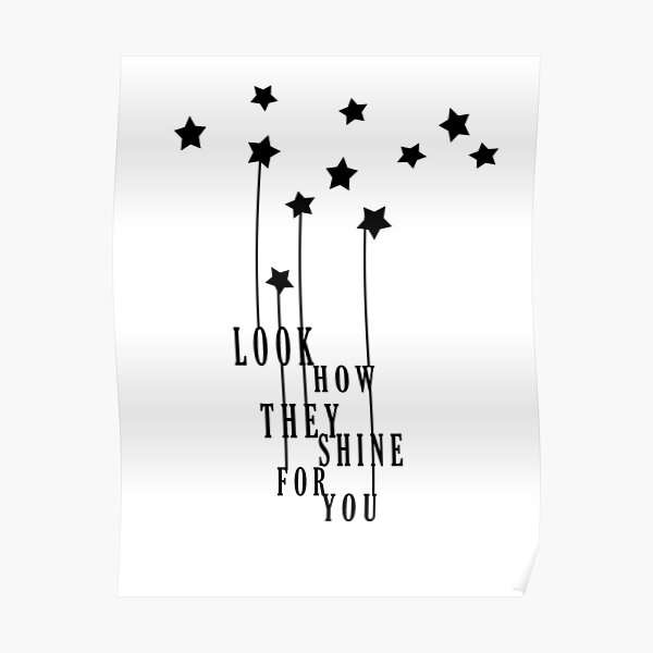 Coldplay British Rock And Pop Band /"Viva La Vida/" Lyrics Poster Picture B/&W