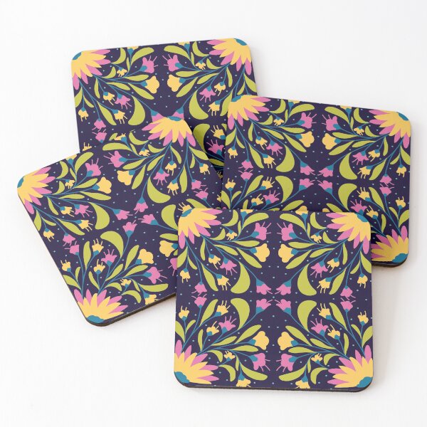 Item preview, Flowers Otomi Vector Pattern designed and sold by NymphWareroom.