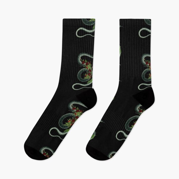 Item preview, Eternal Return snake with flowers witchy design designed and sold by SatyaBramha.