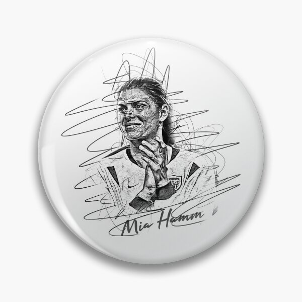 Item preview, Mia Hamm Abstract Sketch Art, Mia Hamm designed and sold by graphic-genie.