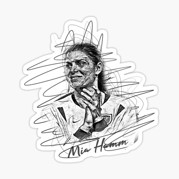 Mia Hamm Stickers for Sale