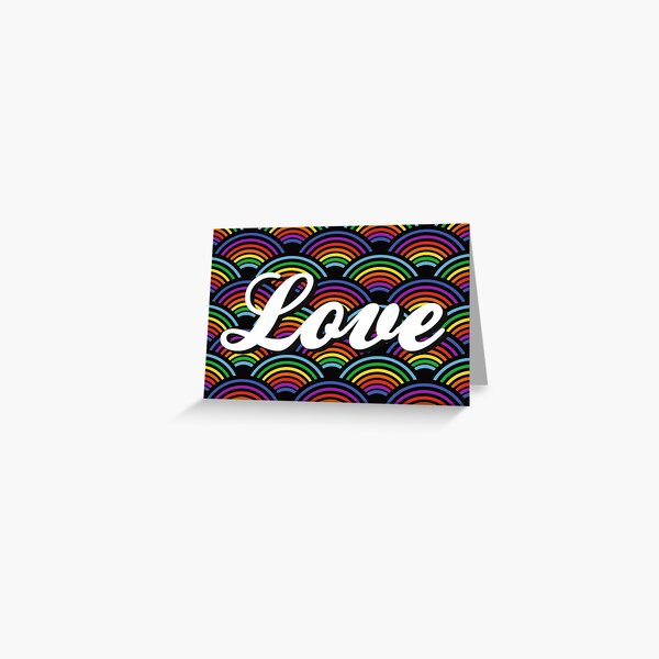 Love and Rainbows Greeting Card