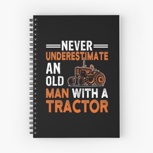 Item preview, Never Underestimate An Old Man With A Tractor Funny Farming Vintage Gift designed and sold by Theobsessed01.