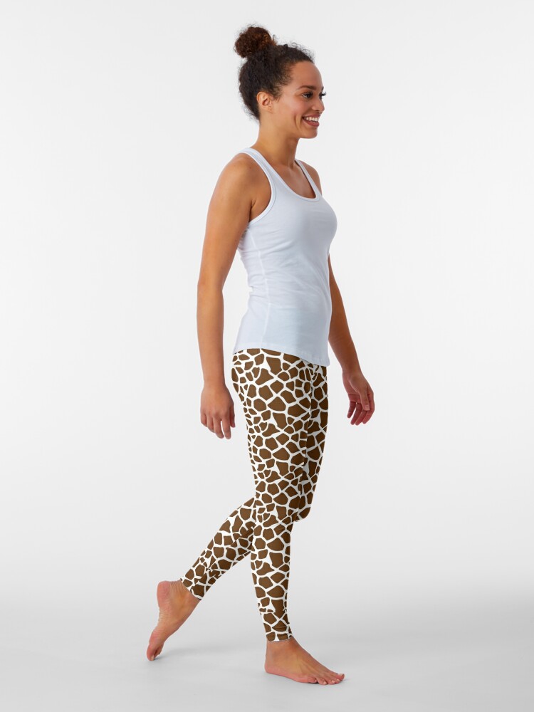 Buy Giraffe Womens Leggings, Giraffe Stretch Pants, Animal Print