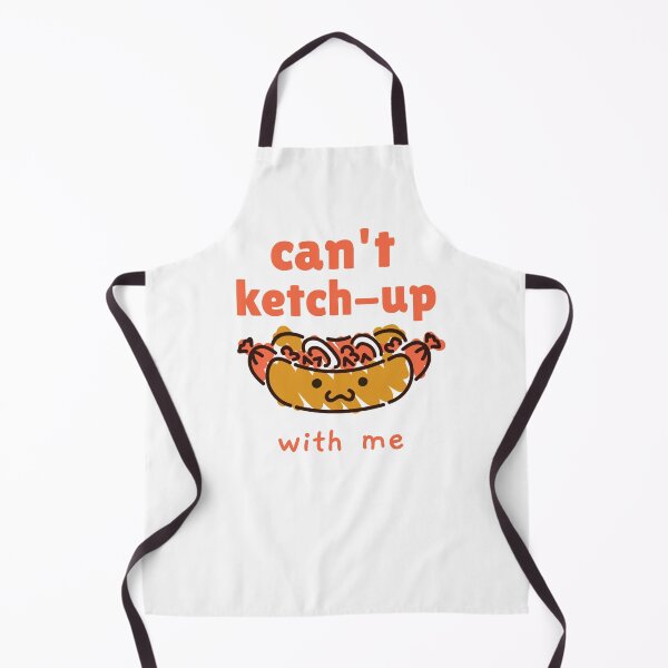Item preview, Can't Ketch-Up with Me - Funny kawaii hotdog pun designed and sold by GLwithUs.