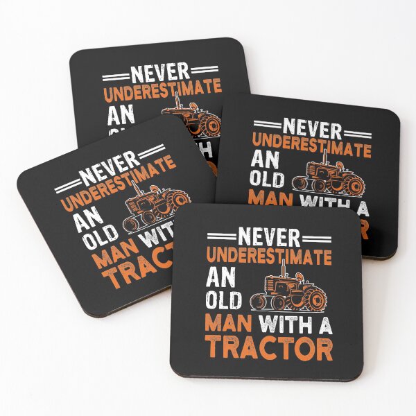 Item preview, Never Underestimate An Old Man With A Tractor Funny Farming Vintage Gift designed and sold by Theobsessed01.