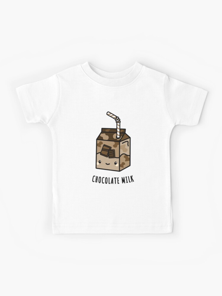  Cute kawaii milk carton - Food T-Shirt : Clothing