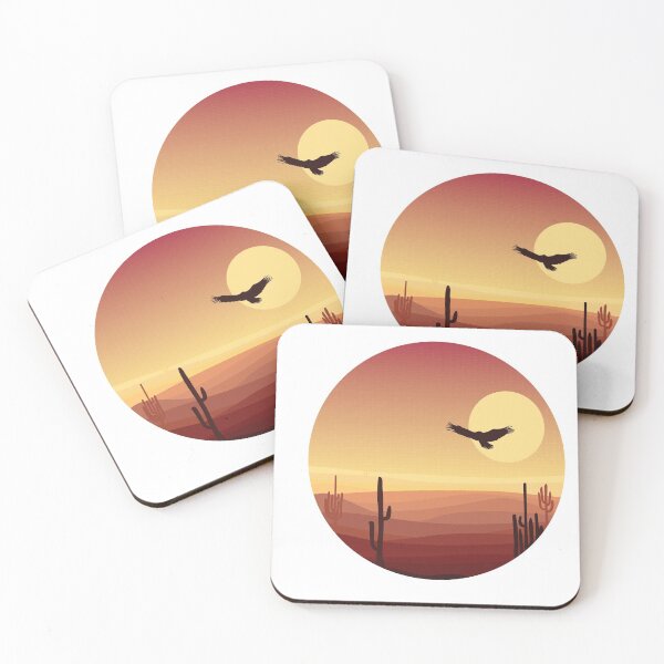 Item preview, Desert landscape digital painting designed and sold by TheImperfecto.