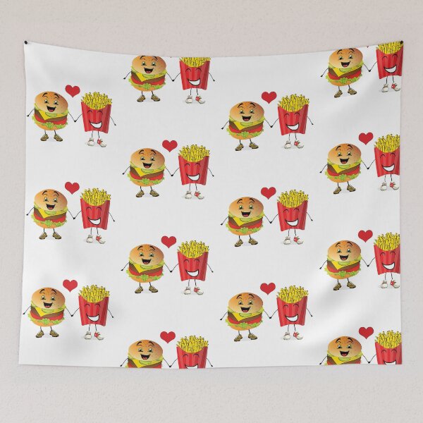 Item preview, Burger and French Fries designed and sold by MyArt-29.