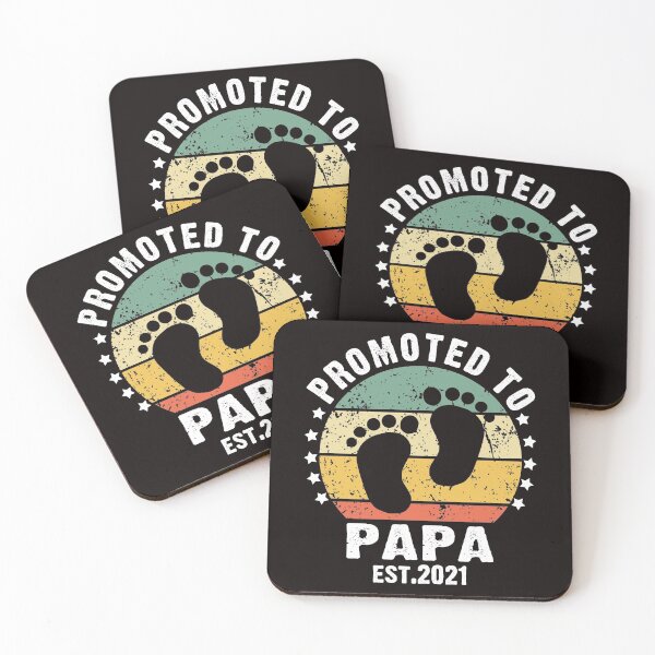 Item preview, New dad 2021 promoted to papa est 2021  designed and sold by Majesticoo.