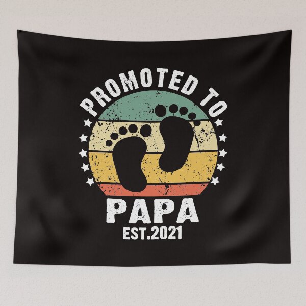 Item preview, New dad 2021 promoted to papa est 2021  designed and sold by Majesticoo.