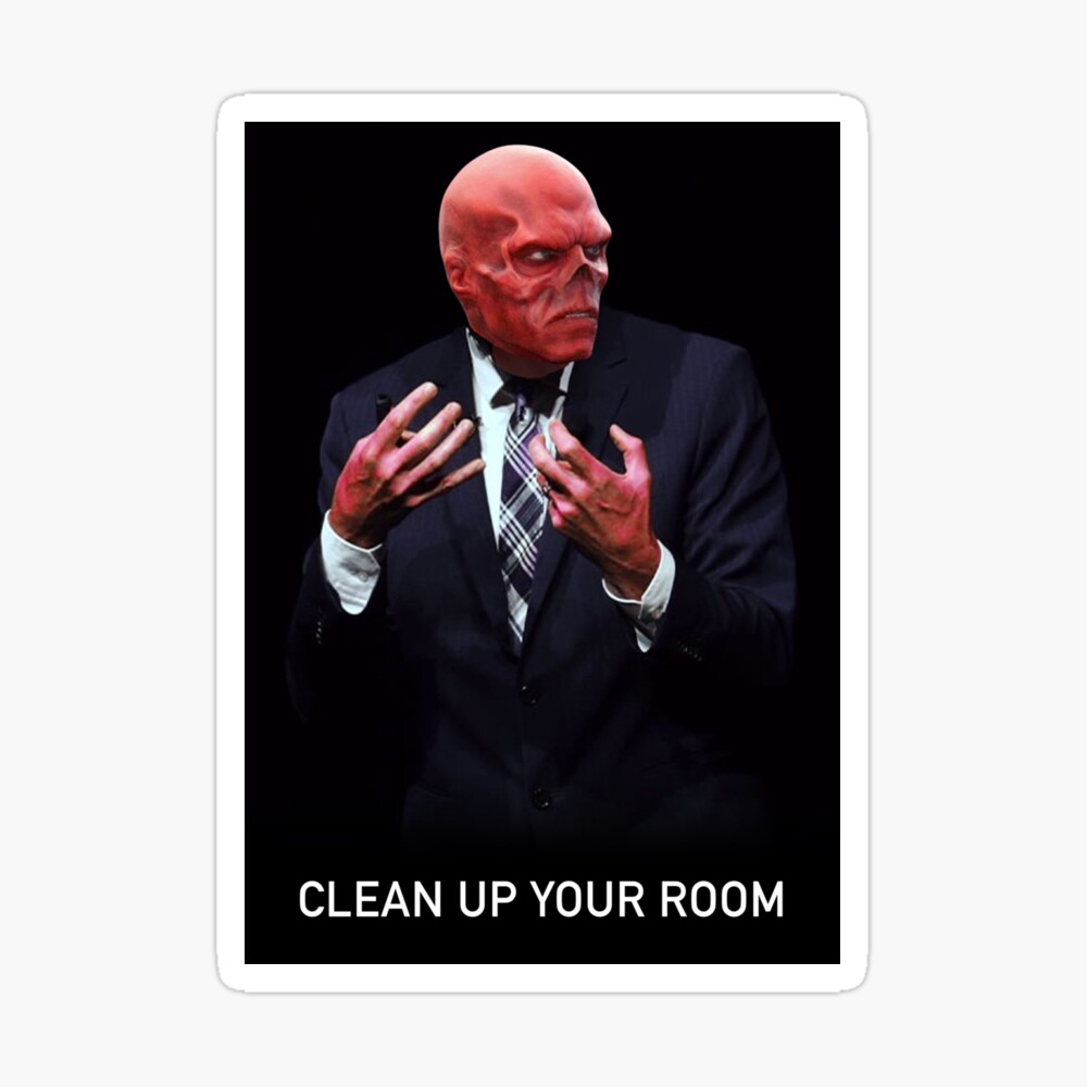 Skull Jordan CLEAN UP ROOM." Poster by JamiePullThatUp | Redbubble