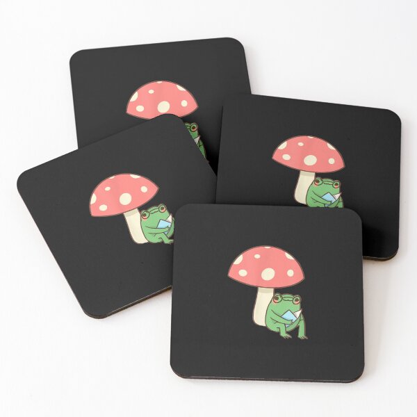 Item preview, Frog Reading Book Mushroom Lover Gift Cottagecore Aesthetic T-Shirt designed and sold by vietanh25640.