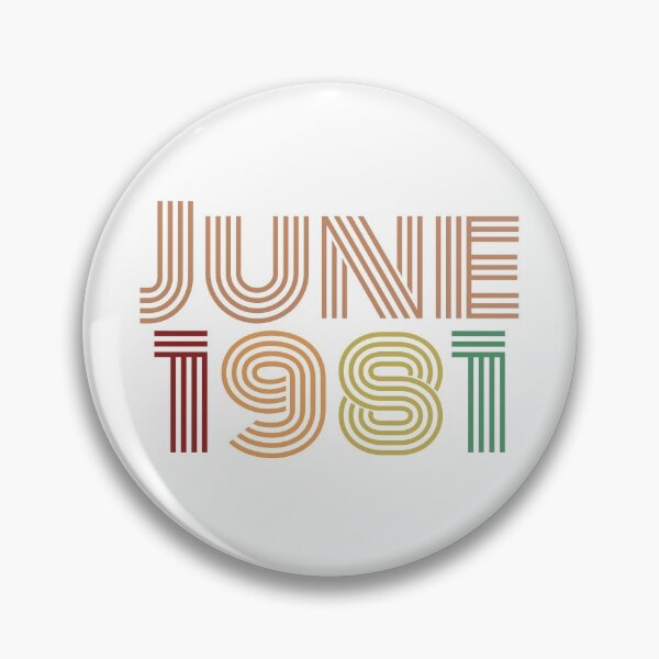 Item preview, June 1981 Design, Happy 40th Birthday. designed and sold by marosharaf.