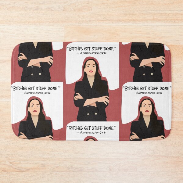 Item preview, AOC poster, AOC sticker, Alexandria Ocasio-Cortez print Democratic Socialism feminist wall art designed and sold by GalleryArtField.