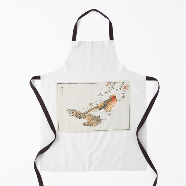 Item preview, Golden Pheasant and Flower of Japanese Quince Illustration designed and sold by Printoweb.