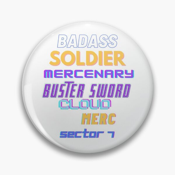 Item preview, Soldado mercenario rudo de la nube designed and sold by Gameteesforyou.