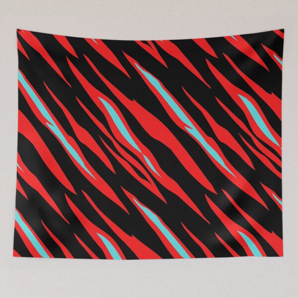Artikelvorschau, Wach auf, aber nicht geweckt Neon Punk Ästhetischer Schädel und gekreuzte Knochen Urban Goth Zebraprint entworfen und verkauft von GGDesignArt.