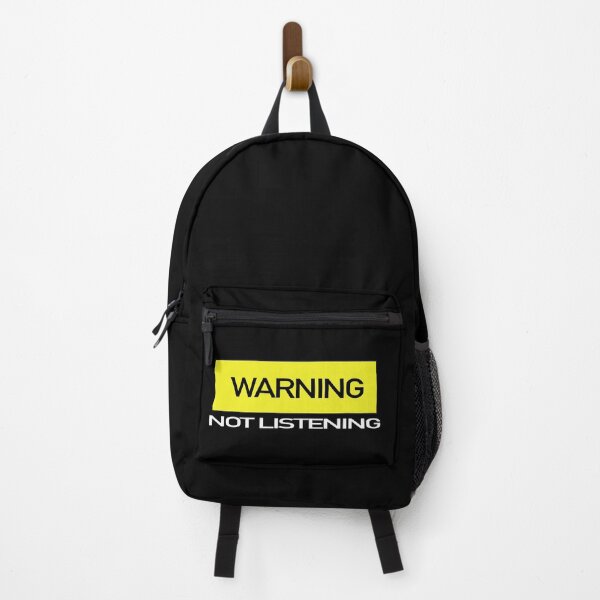 Item preview, Warning Not Listening designed and sold by GACreative63.