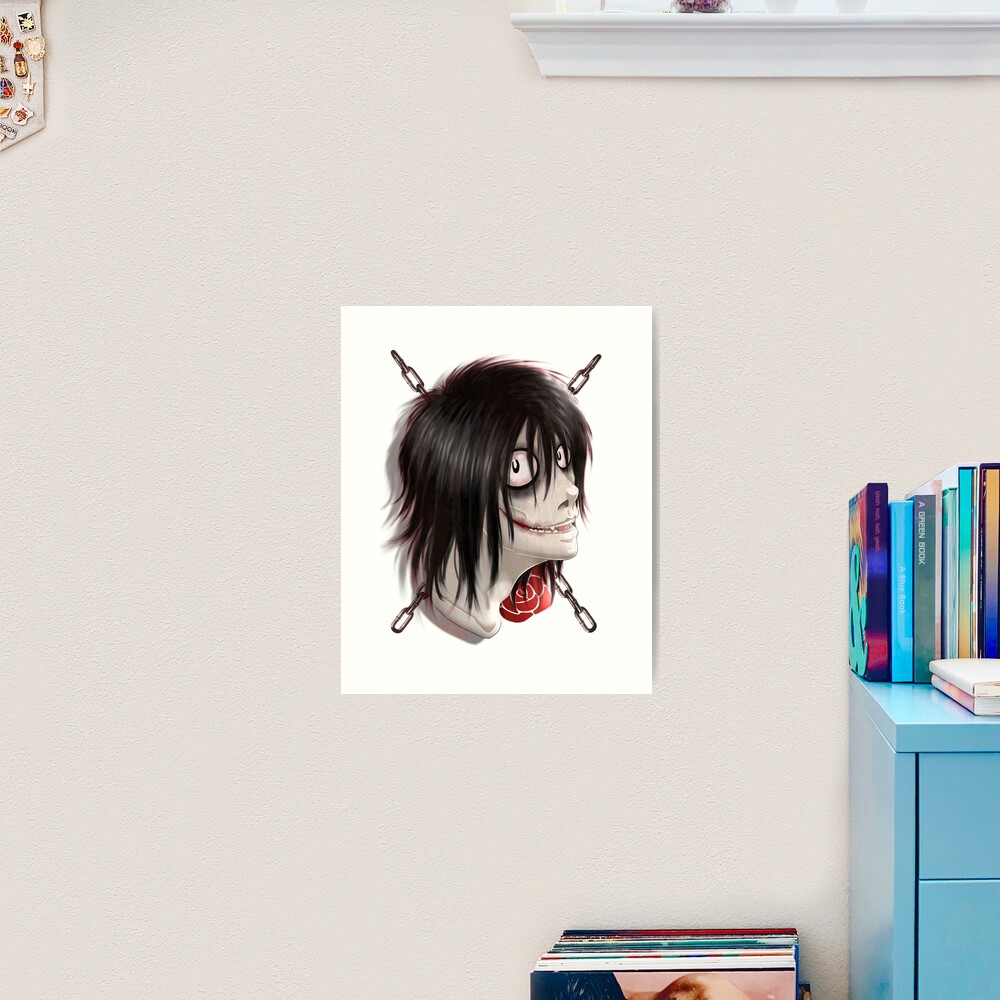 Jeff the Killer, an art print by GlitchWitch.jpg - INPRNT