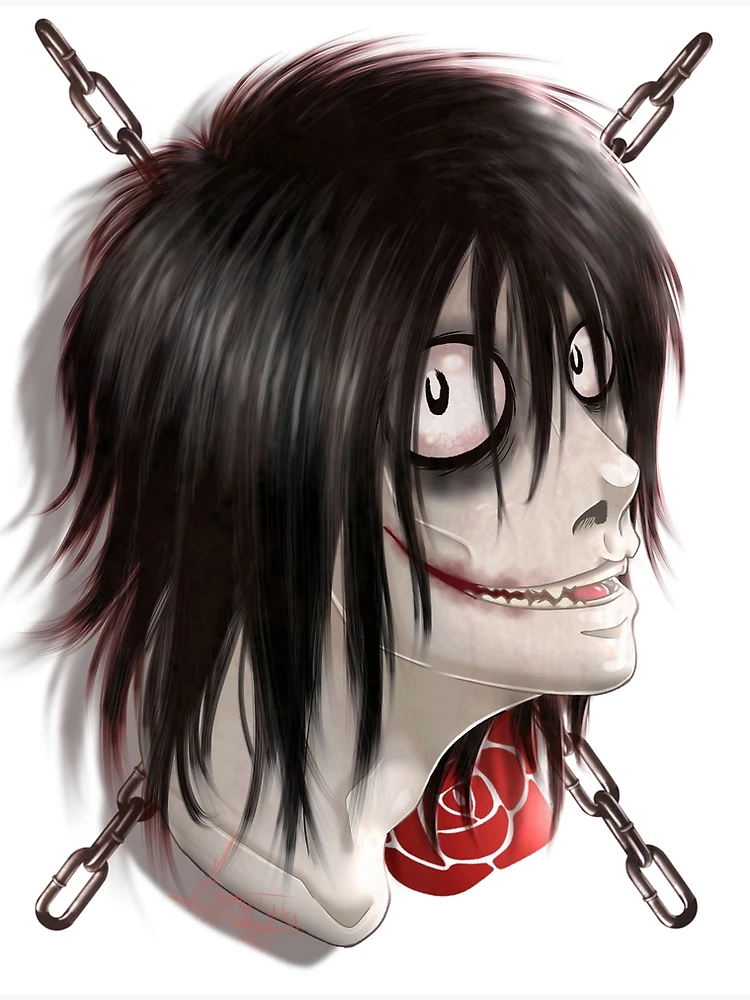 Jeff the Killer Selfie, an art print by Emi Rutherford - INPRNT