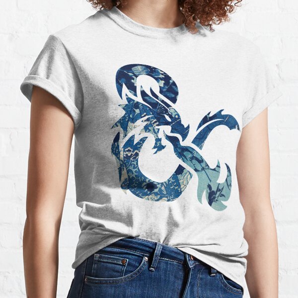 D&D blue patterned logo Classic T-Shirt