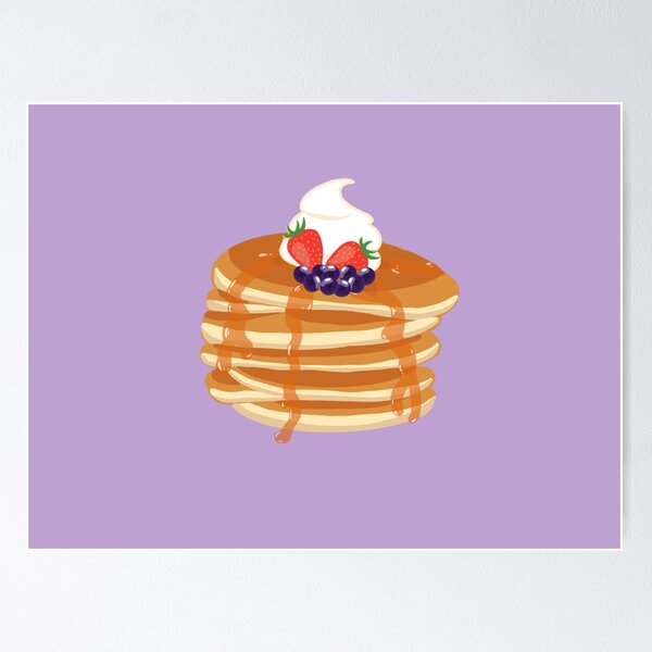 Item preview, pancakes designed and sold by Purplepugprints.