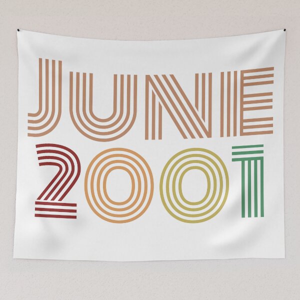 Item preview, June 2001 Design, Happy 20th Birthday. designed and sold by marosharaf.