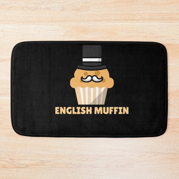 Item preview, English Muffin - funny fancy muffin with moustache designed and sold by GLwithUs.