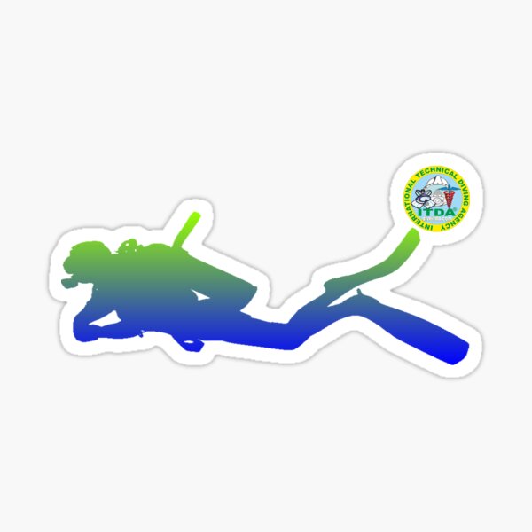 Team ITDA Dive (BLUE) Sticker