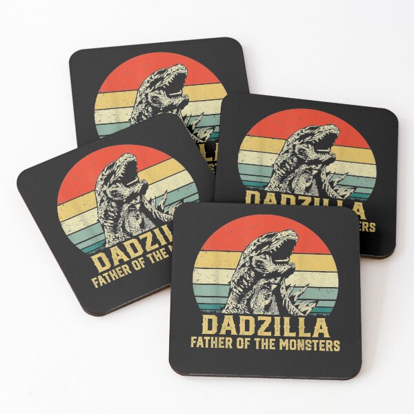 Item preview, Mens Vintage Dadzilla Father Of The Monsters Shirt Funny T-Shirt designed and sold by vietanh25640.