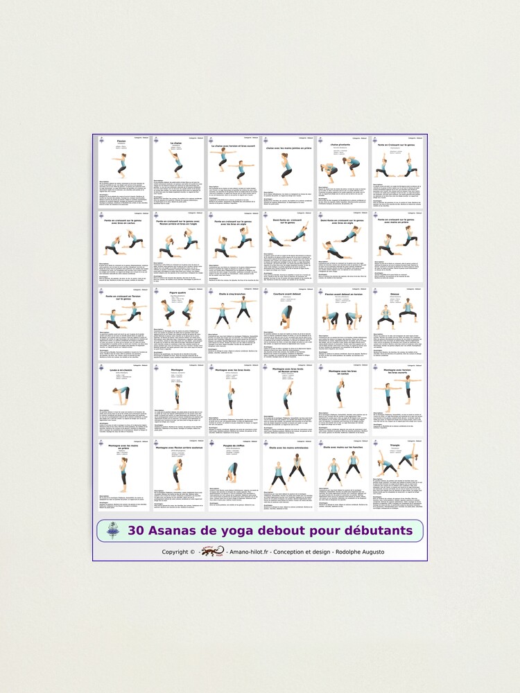 Yoga sun salutation plus size yoga illustration  Photographic