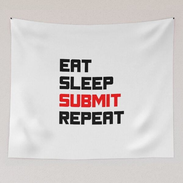 Item preview, Eat Sleep Submit Repeat | MMA Brazilian Jiu Jitsu designed and sold by MMACentral.