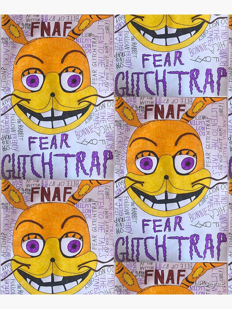 Fear Glitchtrap: FNAF (Five Nights At Freddy's) fanart. | Art Board Print