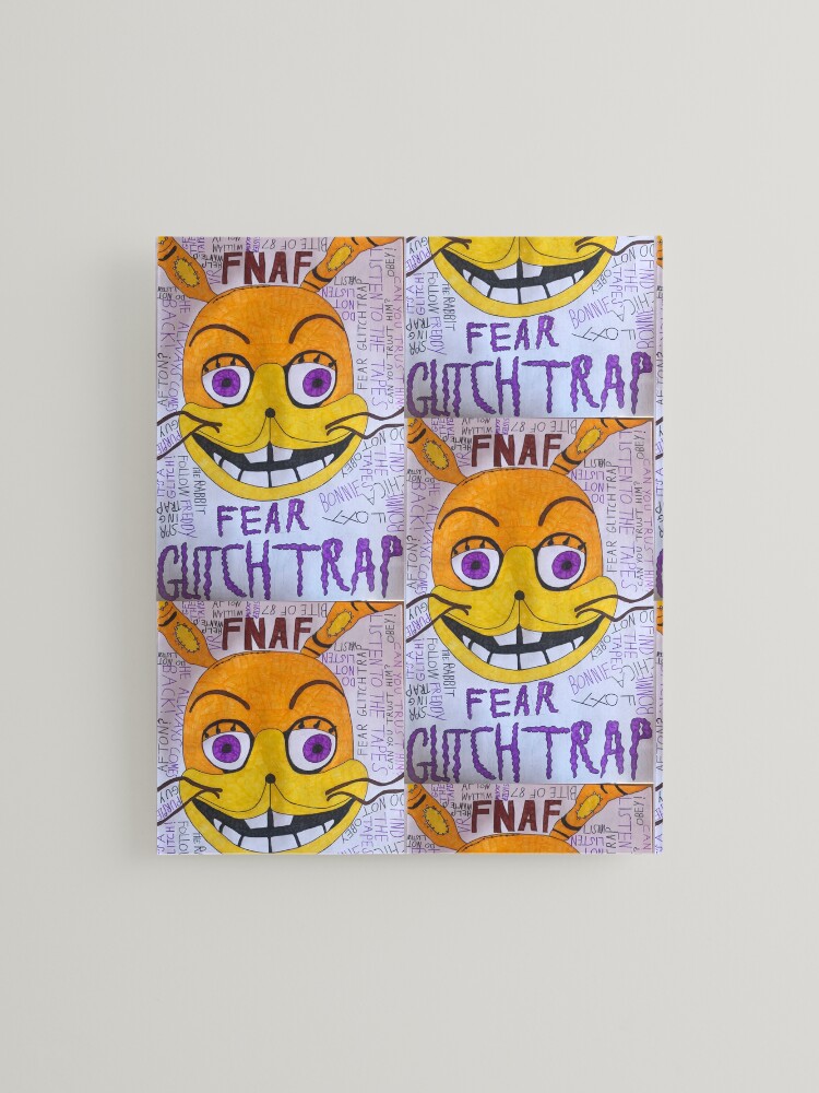 Fear Glitchtrap: FNAF (Five Nights At Freddy's) fanart. | Art Board Print